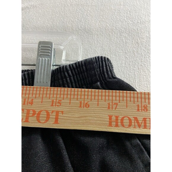 Alfred Dunner Womens Pants 22w Black Denim Pull On Cropped Ankle Slash Pockets - Picture 7 of 7